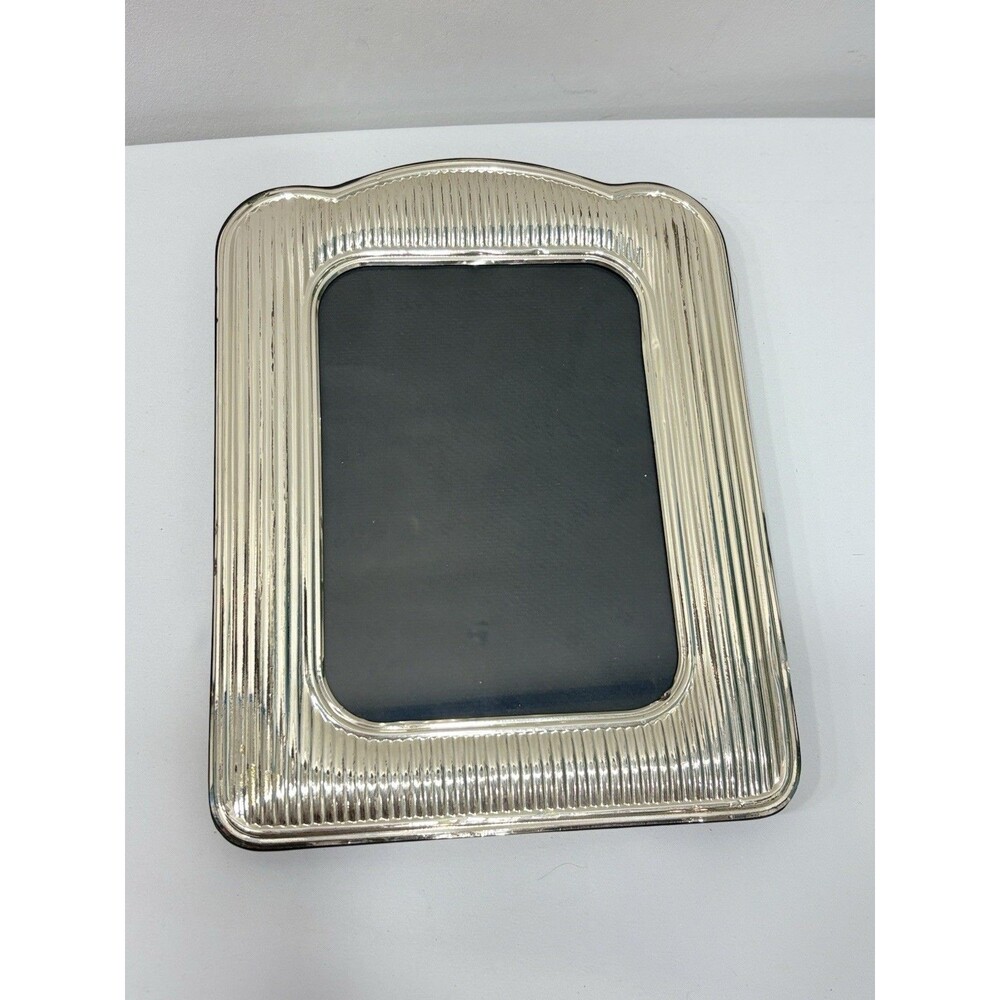 VINTAGE LINEAR ARCH STERLING SILVER PICTURE FRAME ORNATE LINED 925 Mark